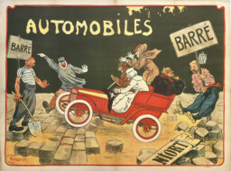 AFFICHES ANCIENNES - Publicité -Automobiles Barré – Walter Thor – 1902