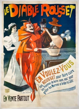 AFFICHES ANCIENNES - Publicité -Le Diable Rousset – Emile Tabouret – [1890]