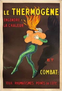AFFICHES ANCIENNES - Publicité -Le Thermogène – Leonetto Cappiello – 1940