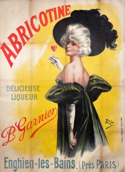 AFFICHES ANCIENNES - Publicité -Abricotine – Jean de Paléologue (PAL) – 1897