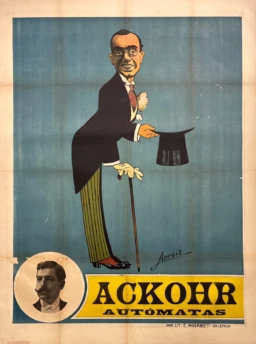 AFFICHES ANCIENNES - Publicité -Ackohr Autómatas – Arreis – [1910]