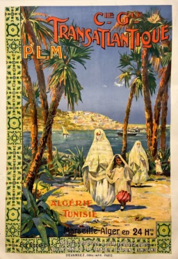 AFFICHES ANCIENNES - Publicité -Algérie Tunisie – Le Quesne – 1920