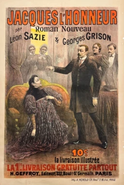 AFFICHES ANCIENNES - Publicité - Jacques l&rsquo;Honneur – C. Levens – [1880]