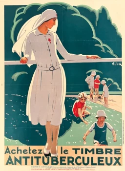 AFFICHES ANCIENNES - Publicité - Le Timbre Antituberculeux – Vila – [1930]