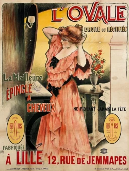AFFICHES ANCIENNES - Publicité - L&rsquo;Eclair – Le Serment d&rsquo;Orisini – Tichon – 1892