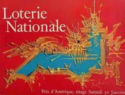 AFFICHES ANCIENNES - Publicité - Loterie Nationale – Georges Mathieu – 1971