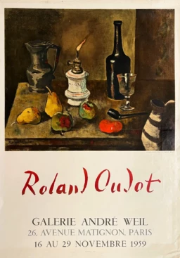 AFFICHES ANCIENNES - Publicité - Oudot à la Galerie André Weil – Oudot – 1959