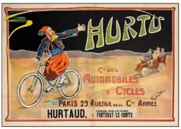 AFFICHES ANCIENNES - Cyclisme - Hurtu – G. Beunke – [1900]