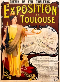 AFFICHES ANCIENNES - Publicité - Toulouse – Anonyme – 1908