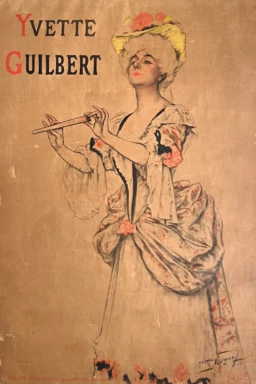 AFFICHES ANCIENNES - Publicité - Yvette Guilbert – Maurice Neumont – 1905
