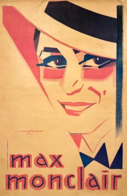 AFFICHES ANCIENNES - Spectacle - Max Monclair – Harford – [1930]