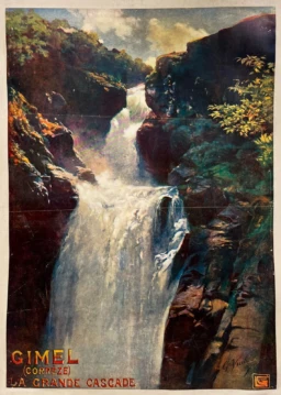 AFFICHES ANCIENNES - Tourisme -Gimel-les-Cascades – G. Vullier – 1906