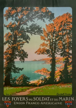 AFFICHES ANCIENNES - Tourisme - Jersey – Baie du Bouley – Constant-Duval – 1918