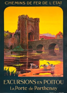 AFFICHES ANCIENNES - Tourisme - La Petite Gironde – Henri Goussé – 1900